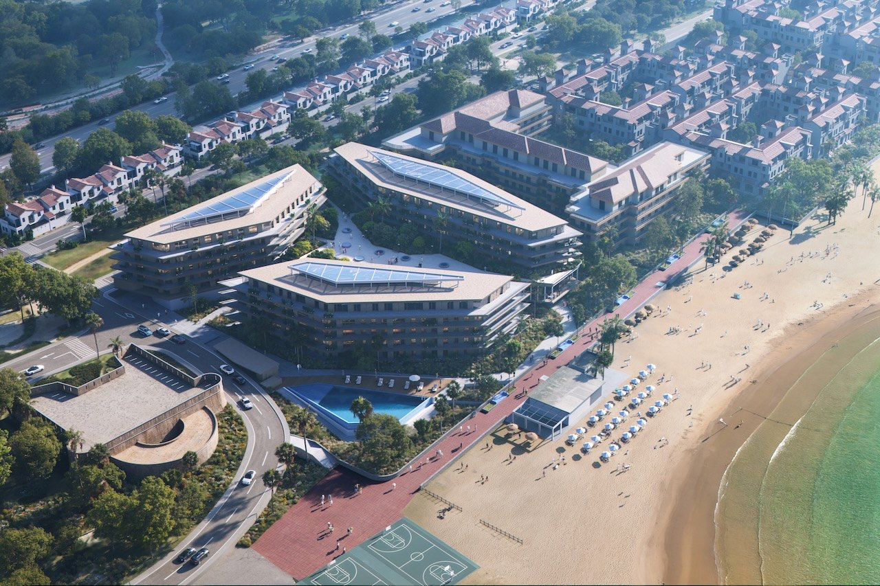 Nové apartmány u pláže v Manilvě