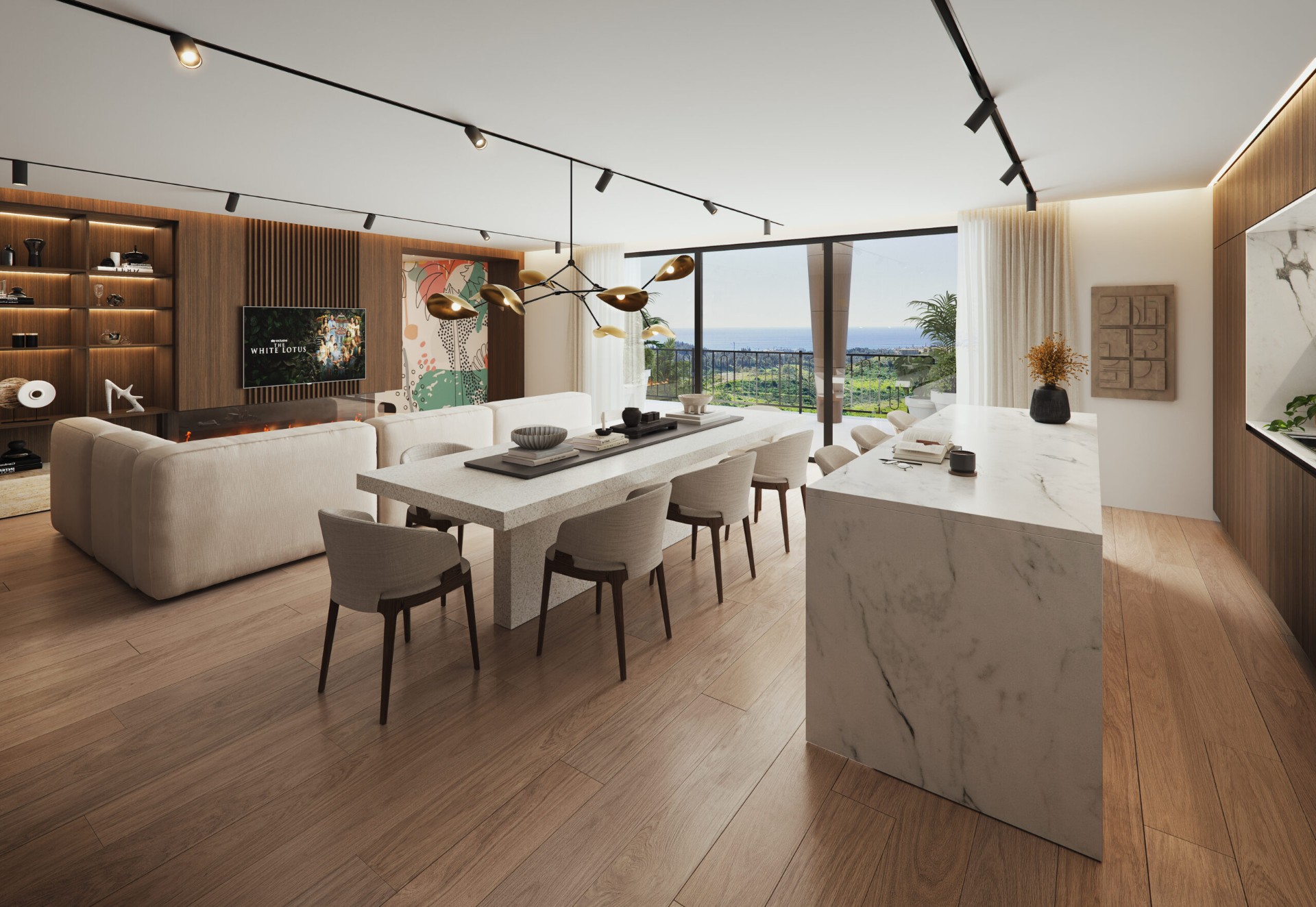 Moderní apartmány s výhledy na moře, golf a hory – foto 5